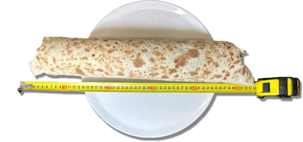Jättikebabrulla, 50 cm